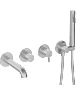 Deante Silia vannisegisti 4-avaline peidetud harjatud teras BQS_F18P