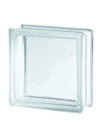 Klaasplokk 1908/C Clearview Värvitu Sile 19X19X8Cm