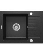 Deante Zorba graniidist köögivalamu must ZQZ_211A 580x440x164 mm
