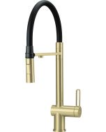 Deante Magnetic köögisegisti veefiltri ühenduse ja painduva jooksutoruga, harjatud kuld BRM_R75M