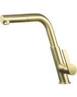 Deante Silia köögisegisti väljatõmmatava jooksutoruga, harjatud kuld BQS_R73M