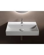 Hatria Bahia_13 seinapealne pesuvalamu 50x46,5cm, üks auk, ülevooluga - BH0500465011TS0