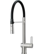 Deante Magnetic köögisegisti painduva jooksutoruga, 2 veevoolu režiimi, harjatud teras BRM_F72M