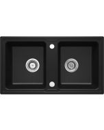 Deante Zorba graniidist köögivalamu must ZQZ_N203 780x435x180 mm