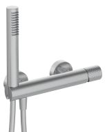 Deante Silia Hexa dušisegisti, dušikomplektiga, harjatud teras BHS_F41M