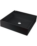Deante Correo graniitvalamu 40x40 cm pinnapealne segistialusega matt must CQR_NU4S