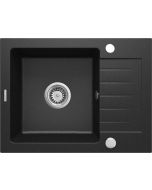 Deante Zorba graniidist köögivalamu must ZQZ_G11A 580x440x164 mm