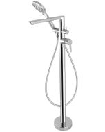 Deante Arnika vannisegisti põrandale paigaldatav dušikomplektiga kroom BQA_017M