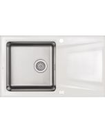 Deante Prime graniidist köögivalamu valge ZSR_A113 860x500x220 mm