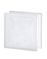 Klaasplokk 1908/Wm Wave Sahara Valge Laineline Matt 19X19X8Cm