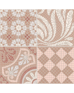 Keraamiline seina- ja põrandaplaat Gayafores Tessela rose 33,15x33,15 R9 17457