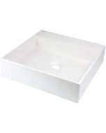 Deante Correo graniitvalamu 40x40 cm pinnapealne segistialusega matt valge CQR_AU4S