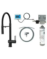 Deante Magnetic köögisegisti veefiltrikomplekti ja painduva jooksutoruga, matt must BRMFN75M