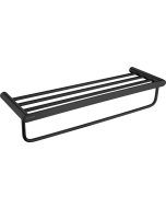 Deante ROUND riiul ümarate ribidega, matt must 628x226x121 mm ADR_N531