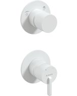 Deante Silia seinasisene dušisegisti, ümberlülitiga, matt valge BQS_A44P