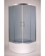 Dušinurk Harma DN002 ümar, hall turvaklaas | Vipex