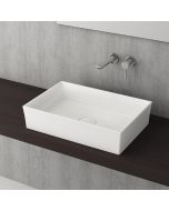 BOCCHI Vessel 1172 valamu 55x38 cm ülevoolu- ja segistiavata; keraamilise äravoolukattega; valge