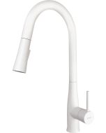 Deante Lukrecja köögisegisti, väljatõmmatava jooksutoruga, 2 veevoolu režiimi, matt valge BDH_A72M