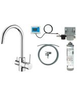 Deante köögisegisti, veefiltrikomplektiga, kroom BCHF064M