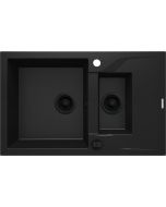 Deante Andante graniidist köögivalamu must ZQN_N513 780x490x194 mm