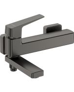 Deante Blur vannisegisti seinale paigaldatav kokkuklapitava jooksutoruga titanium BQL_D12M