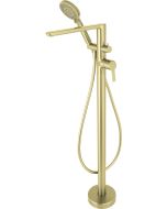 Deante Arnika vannisegisti põrandale paigaldatav dušikomplektiga harjatud kuld BQA_R17M