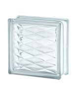 Klaasplokk 1908/Zp Lozenge Värvitu 19X19X8Cm