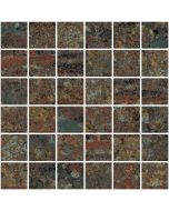 Keraamiline seinaplaat Apavisa Rust roheline mosaiik 5x5 30x30