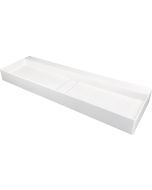 Deante Blur graniitvalamu 40x120 cm pinnapealne katteplaadiga matt valge CQB_AU2S