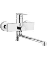 Deante Alpinia valamu segisti, seinale paigaldatav, pikendatud tilaga – voolikuühendusega, kroom BGA_056M