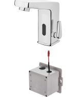 Deante Sensor valamu segisti, kontaktivaba, temperatuuri reguleerimisega – 4xAA, kroom BCH_029R