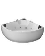 Massaaživann Harma White Coral 150x150x61cm