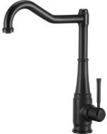 Deante Tamizo köögisegisti ristkülikukujulise jooksutoruga, matt must BQT_N63M