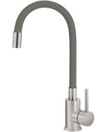 Deante Luno köögisegisti painutatava jooksutoruga, harjatud teras ja antratsiit BOC_T720