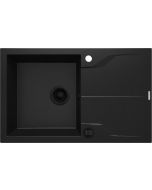 Deante Andante Flush graniidist köögivalamu must ZQN_N11F 780x490x194 mm