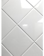 Keraamiline seina- ja põrandaplaat Bien valge läikiv 10x10