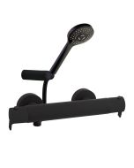 Dušikomplekt Ramon Soler Blautherm, termostaatiline, BT süsteem, matt must 94D307783