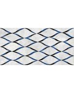 Keraamiline seinaplaat Apavisa Kangen valge laineline 50x100