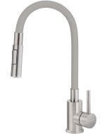 Deante Luno köögisegisti painutatava jooksutoruga, 2 veevoolu režiimi, harjatud teras ja matt hall BOC_S740