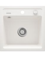 Deante Zorba graniidist köögivalamu valge ZQZ_A103 440x440x184 mm