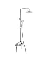 Dušikomplekt Ramon Soler Titanium, kinnine ühe käepidemega dušikolonn Ø240 mm dušipeaga, kroom 18D307937