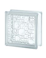 Klaasplokk 1908/O Sponge Värvitu 19X19X8Cm