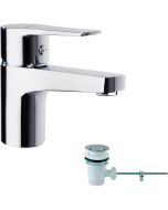 Valamusegisti Ramon Soler Titanium 1801VA9065 koos põhjaklapiga; kroom