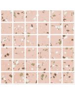 Keraamiline seinaplaat Apavisa South roosa mosaiik 5x5 30x30