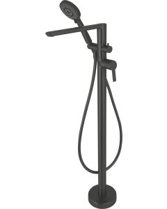 Deante Arnika vannisegisti põrandale paigaldatav dušikomplektiga matt must BQA_N17M