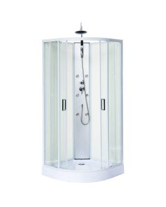 Dušikabiin Harma White Onyx 85x85x225cm