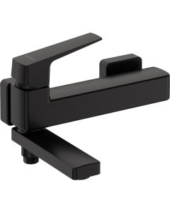 Deante Blur vannisegisti seinale paigaldatav kokkuklapitava jooksutoruga matt must BQL_N12M