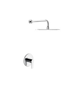 Dušikomplekt Ramon Soler Titanium, ühe käepidemega Ø240 mm dušipeaga, kroomitud 18D301862