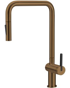 Deante Momi köögisegisti väljatõmmatava jooksutoruga, harjatud pronks BKM_C73N