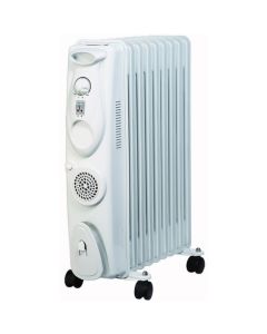 Õliradiaator GILS, 9 ribi, mudel OR-16F, 2000 W + soojapuhur 400 W